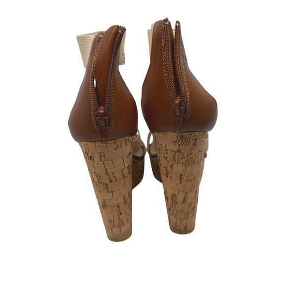 Steve Madden Selinah Cork Wedge Sandals | 8 - Picture 4 of 8